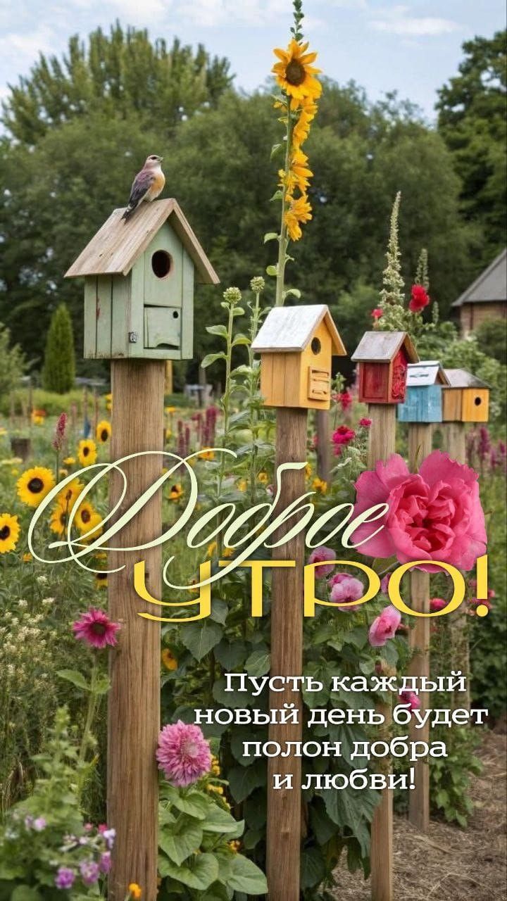 Доброе УТРО! Путь каждый новый день будет полон добра и любви!