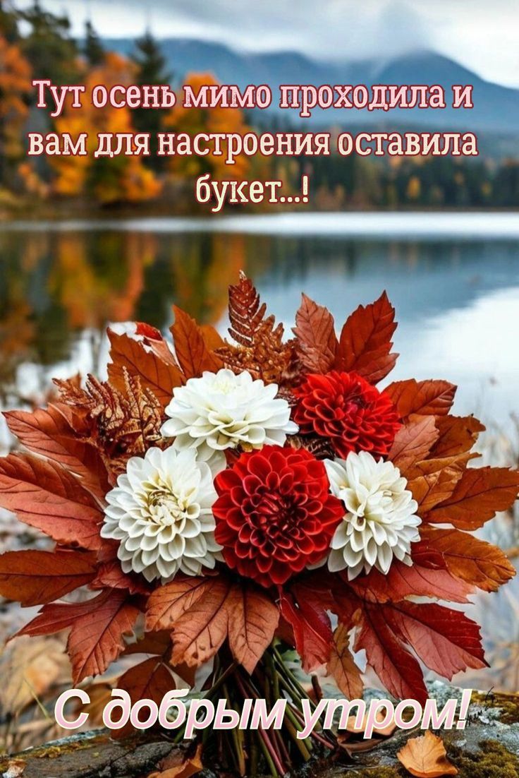Тут осень мимо проходила и вам для настроения оставила букет...! С добрым утром!