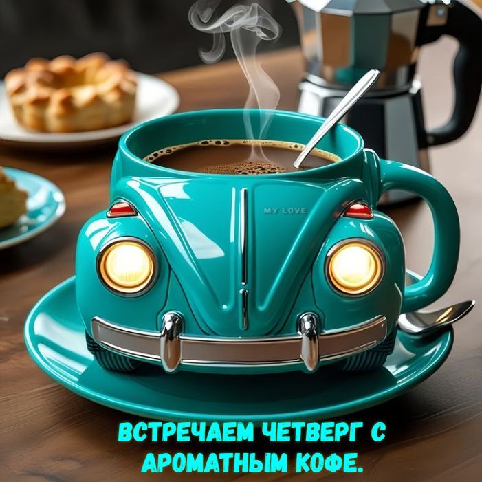 ВСТРЕЧАЕМ ЧЕТВЕРГ С АРОМАТНЫМ КОФЕ.