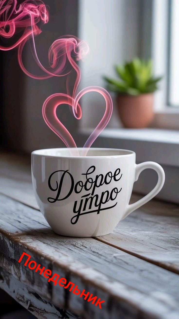 Доброе утро
Понедельник