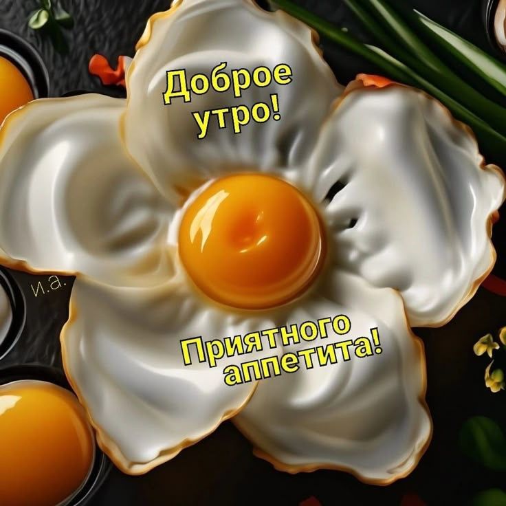 Доброе утро! Приятного аппетита!