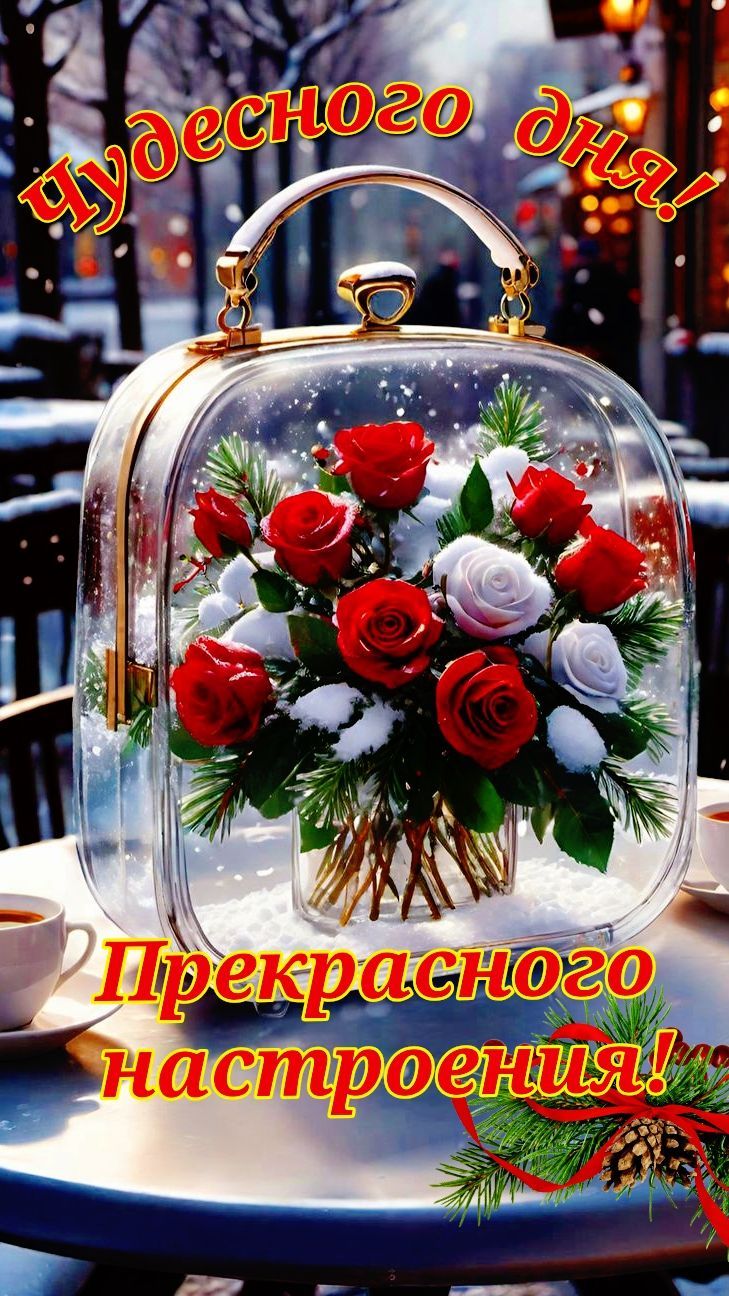 Чудесного дня! Прекрасного настроения!