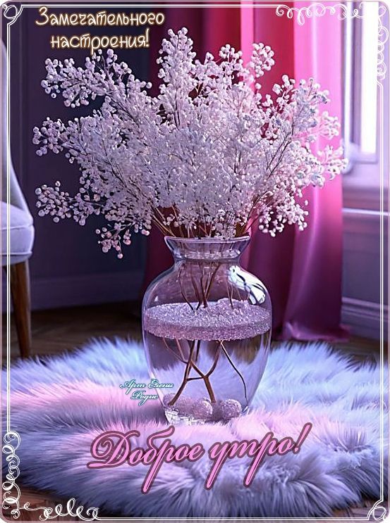 Замечательного настроения! Доброе утро!