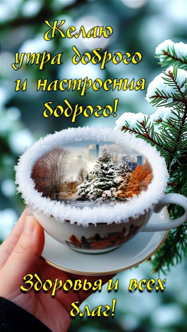 Желаю утра доброго и настроения бодрого! Здоровья и всех благ!