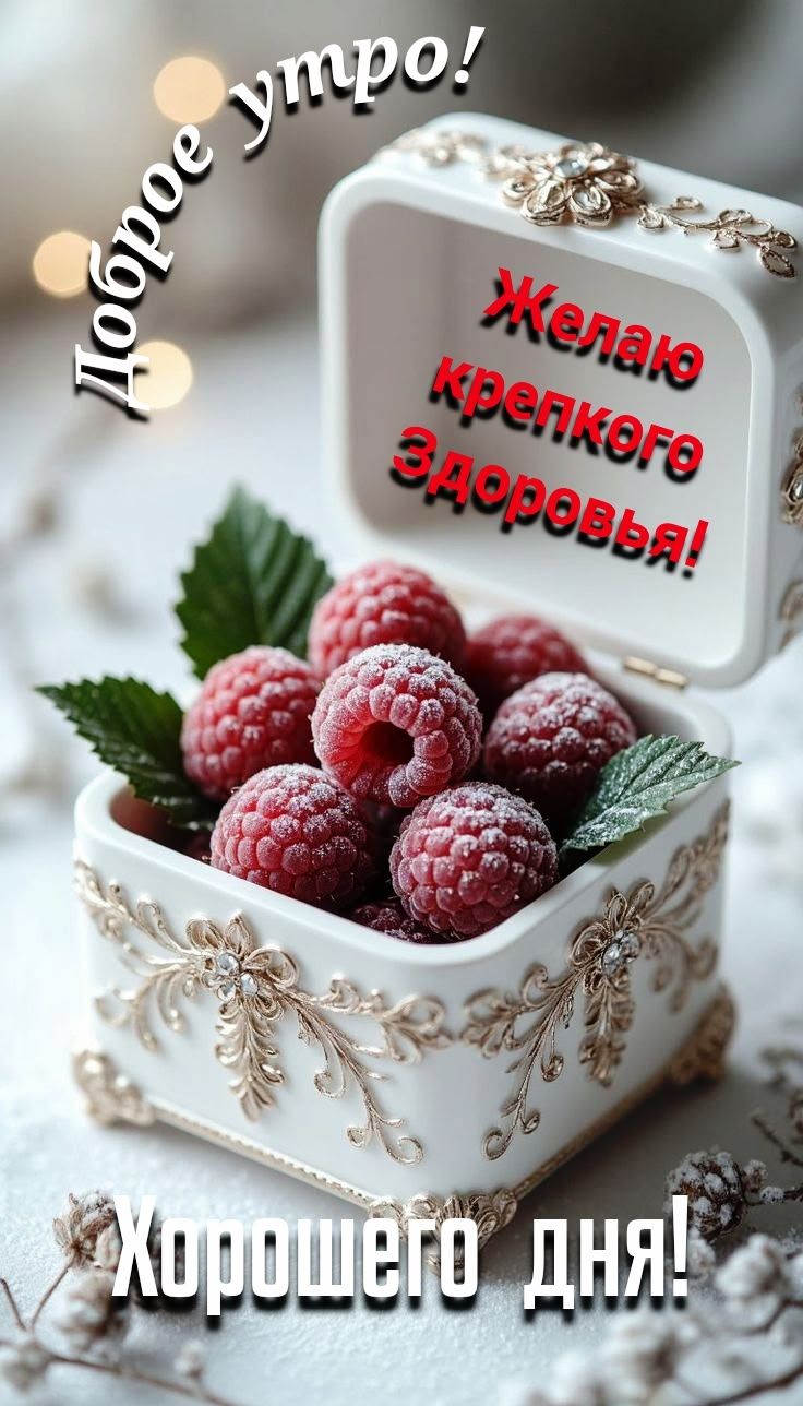 Доброе утро! Желаю крепкого здоровья! Хорошего дня!