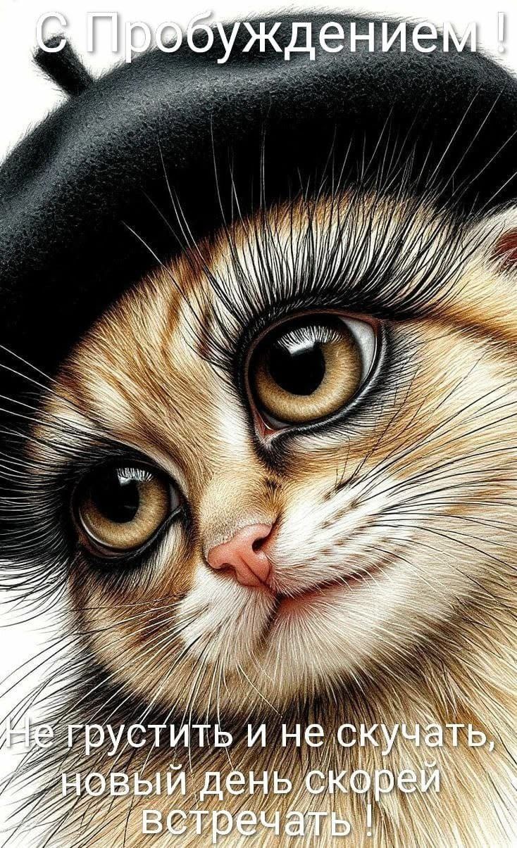 С Пробуждением! не грустить и не скучать, новый день скорей встречать!