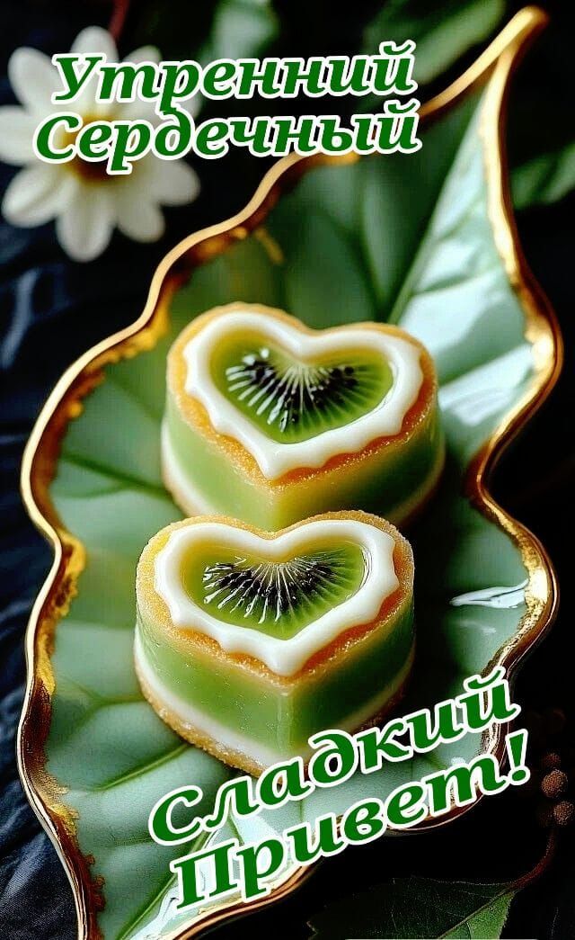 Утренний Сердечный Сладкий Привет!