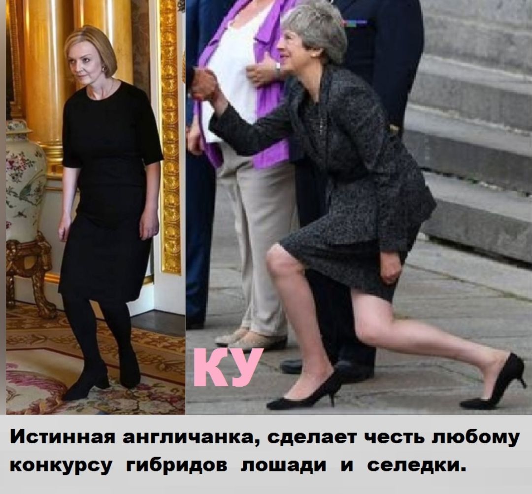 Истинная англичанка сделает честь любому конкурсу гибридов лошади и селедки