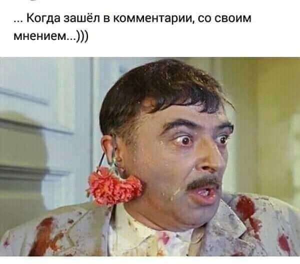 Когда зашёл в комментарии со своим мнением