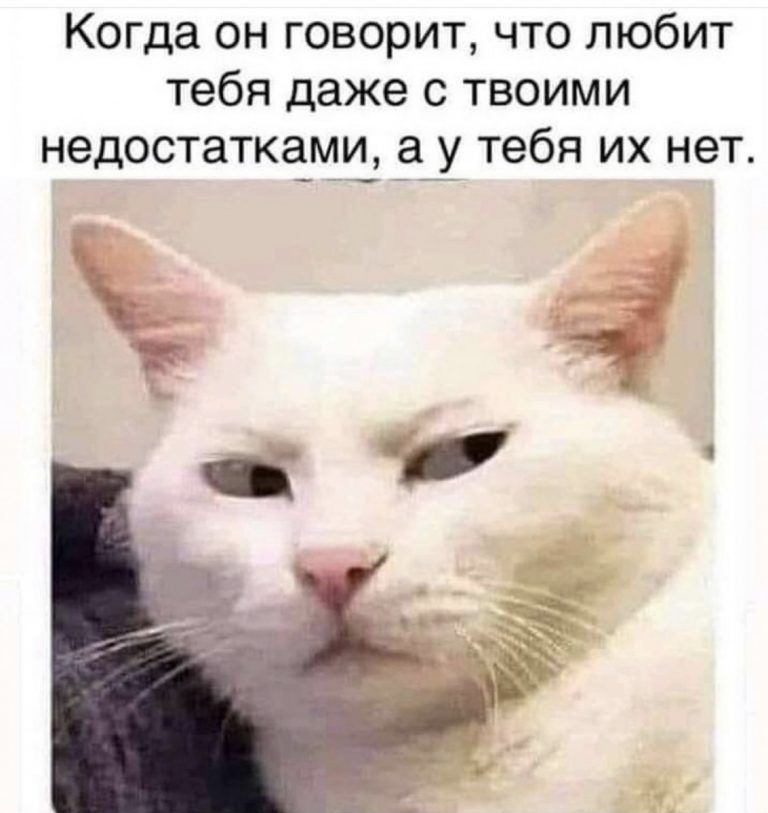 Когда он говорит что любит тебя даже с твоими недостатками а_у тебя их нет