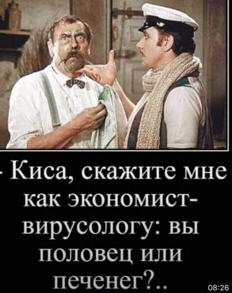 Киса скажите мне как экономист вирусологу вы половец или печенег