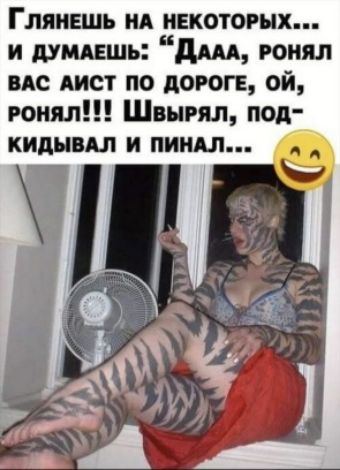 Глянешь на некоторых..... И думаешь: дааа, ронял вас аист по дороге, ой, ронял!!! Швырял, под кидывал и пинал...