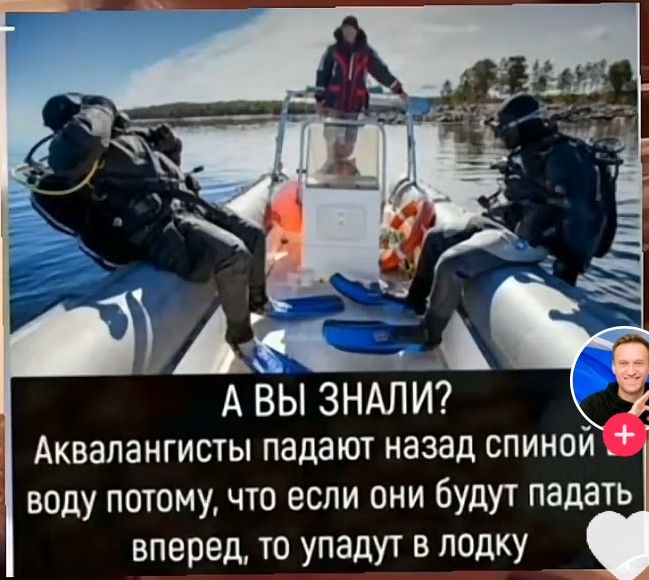 А ВЫ ЗНАЛИ Аквапангисты падают назад спиной воду потому что если они будут падать вперед то упадут в Юдку