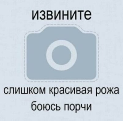 извините слишком красивая рожа боюсь порчи