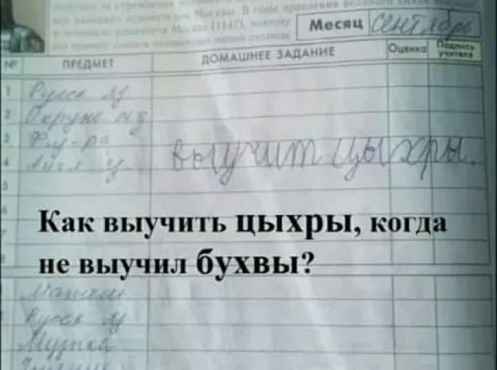 Как выучить цыхры кргі _ пе выучил бухвы