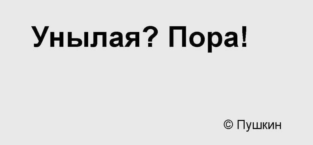 Унылая Пора Пушкин