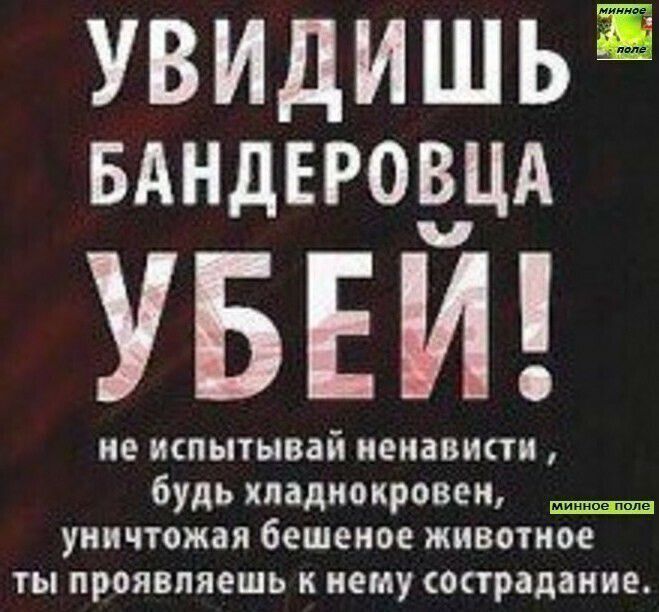 УВИДИШЬ Ё вдндвроёцд УБЕИ не испытывай ненависти будь хладнокровен уничтожая бешеное животное ты проявляешь к нему острадание