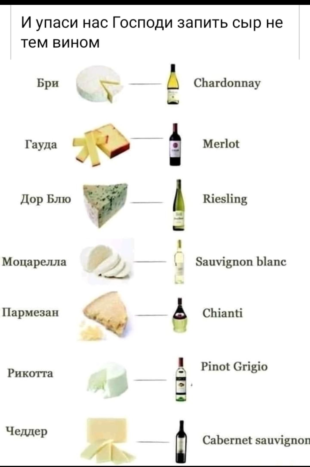 И упаси нас Господи запить сыр не тем вином Бри __ Т СЬагсіоппау Моцарелла 7 Зацчівпоп Ыапс Пармезан СЬіапб Ріпоі Сгізіо А _ Че е дд р _ _ Ф СаЬетег зашгівпоп Рикогга