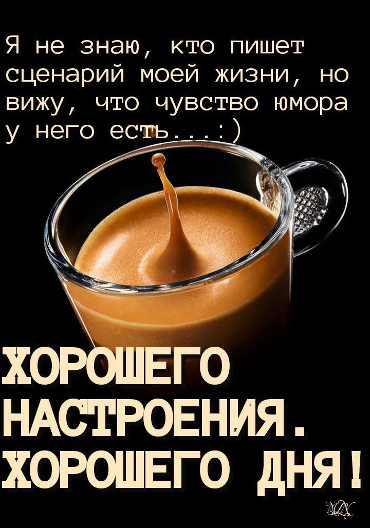 Я не знаю кто пишет сценарий моей жизни но вижу что чувство юмора у него есть ХОРОШЕГО дНЯ