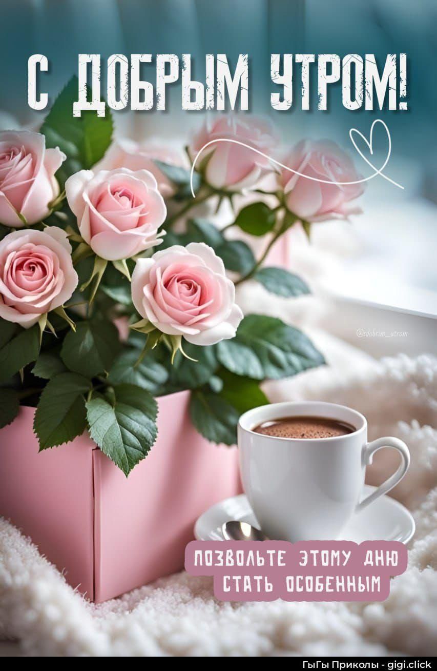 С ДОБРЫМ УТРОМ! позвольте этому дню стать особенным