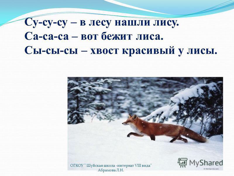 Су су су в лесу Нашли лису Са са са вот бежит лиса Сы сы сы хвост красивый у лисы огкоу м_ МуБЬагей драмы и