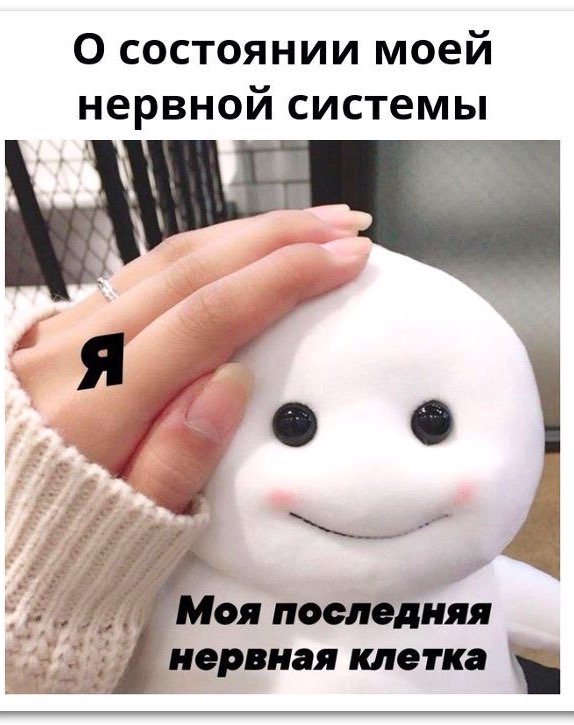 О состоянии моей нервной системы Ч Моя последняя нервная клетка