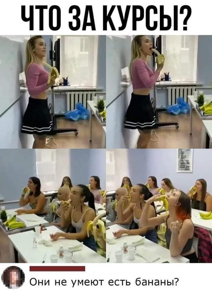 ЧШ ЗА КУРСЫ хк Они не умеют есть бананы