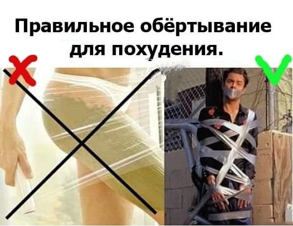 Правильное обёртывание для похудения