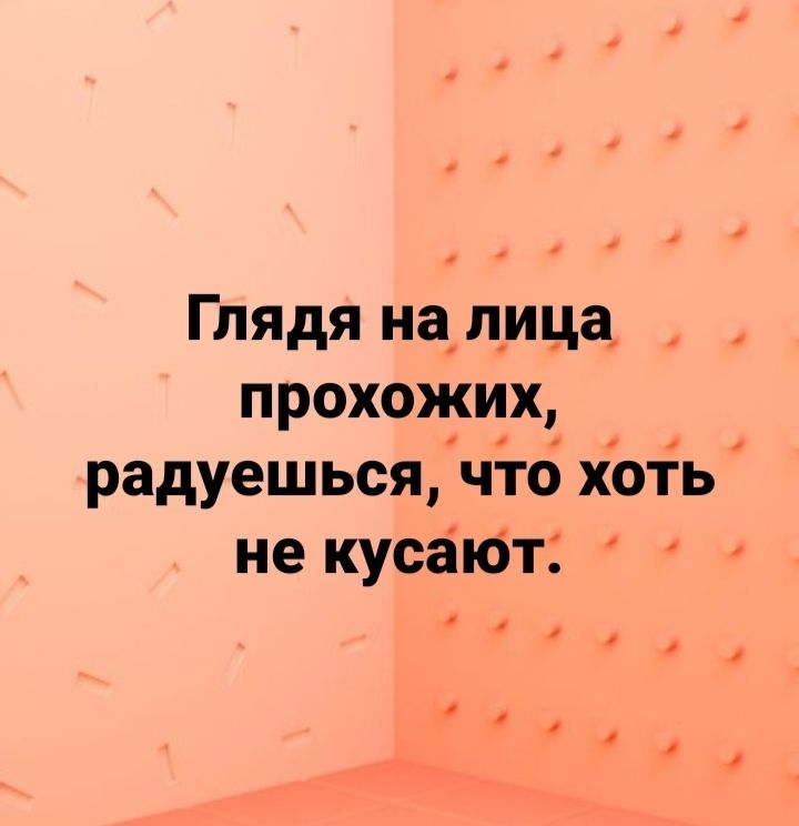Глядя на_лица_ прохожих радуешьсяДчтб хоть не кусакіт