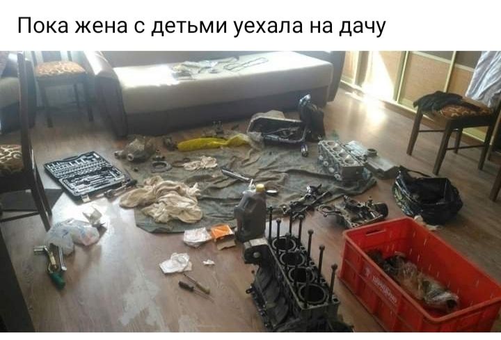 Пока жена с детьми уехала на дачу