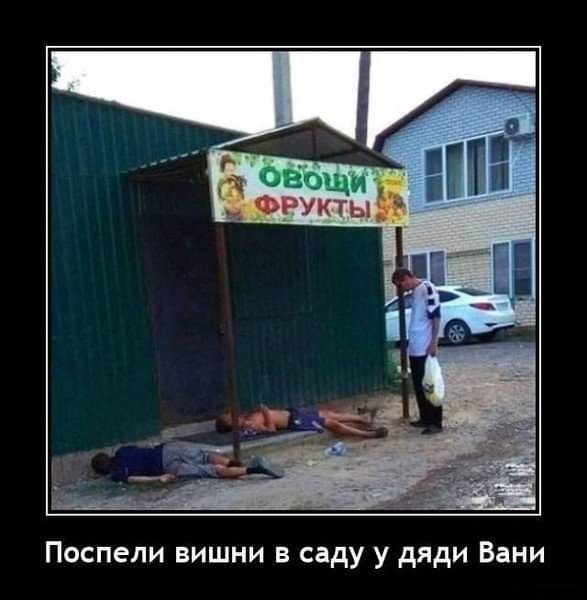 Поспели вишни в саду у дяди Вани