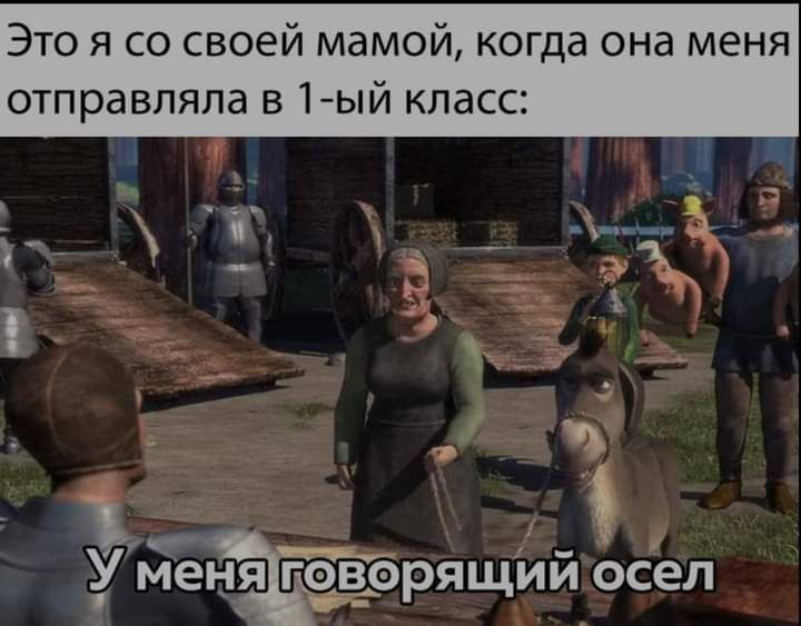 Это я со своей мамой когда она меня отправляла 3 1 ый класс менщя геЗворящйй осёл