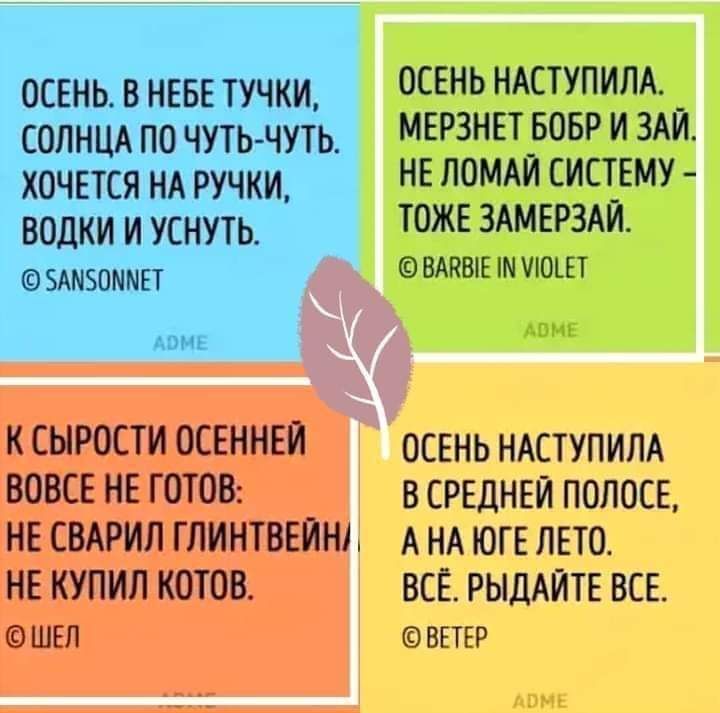 ОСЕНЬ В НЕБЕ ТУЧКИ СОЛНЦА ПО ЧУТЬ ЧУТЬ ХОЧЕТСЯ НА РУЧКИ ВПЛКИ И УСНУТЬ 5Ам50ммп ИП ПШЁ