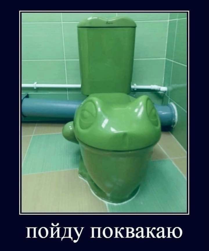 пойду поквакаю