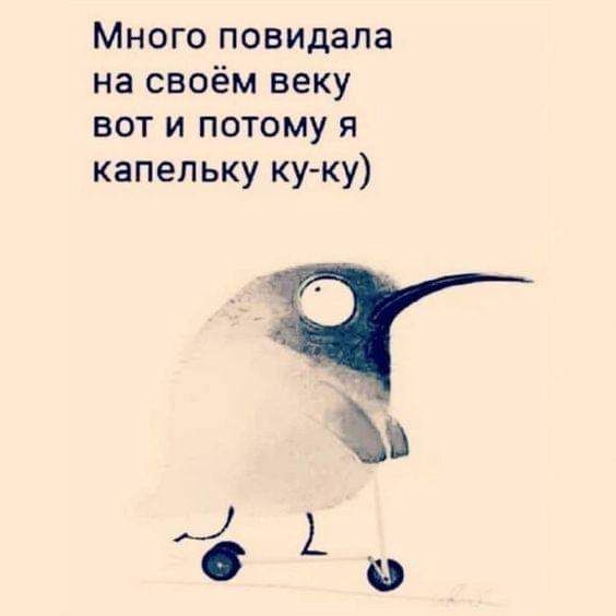 Много повидала на своём веку вот и потому я капельку ку ку