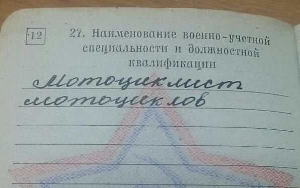 ЕЮ 27 Наименование военноучетндй специальности и должностей квалификации