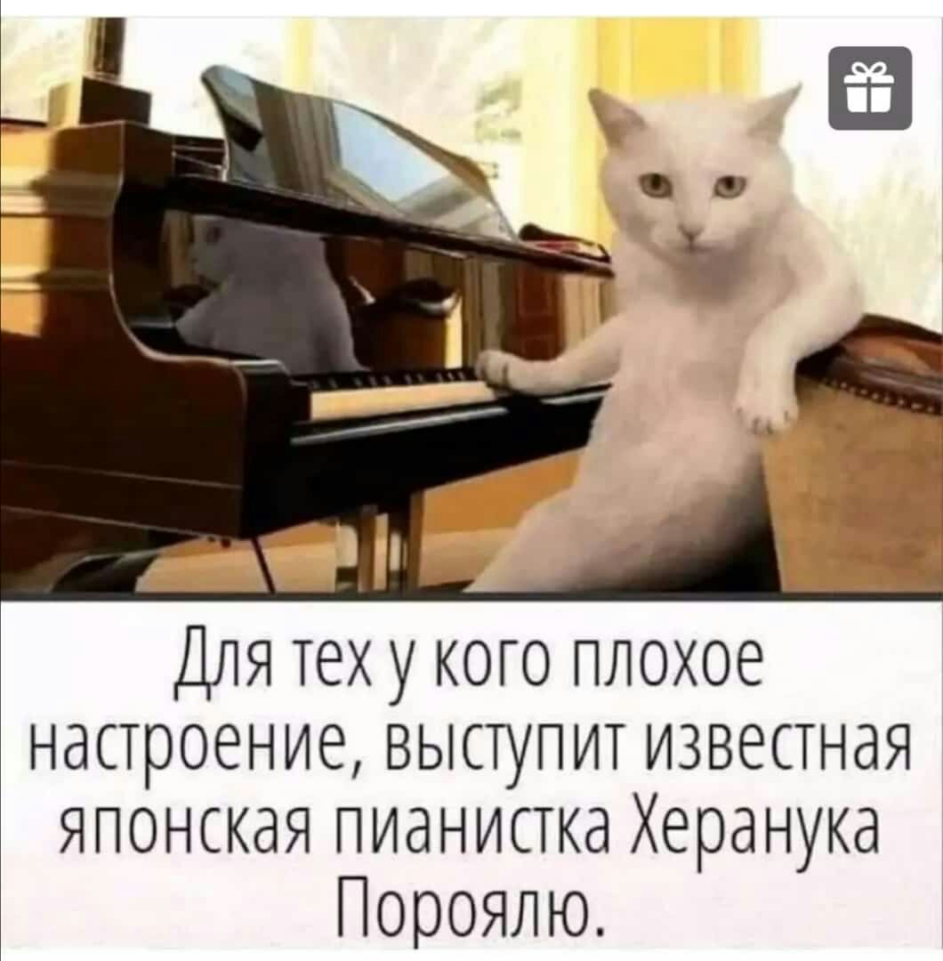 Для тех у кого плохое настроение выступит известная японская пианистка Херанука Пороялю