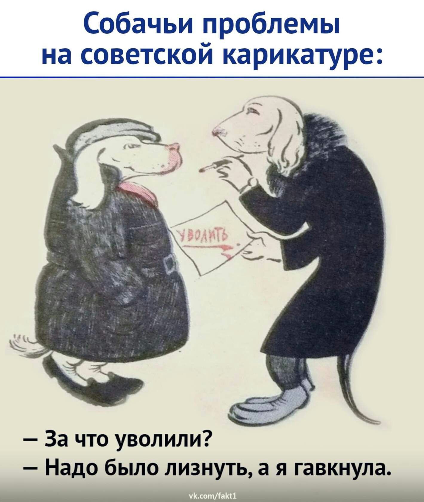 Собачьи проблемы на советской карикатуре За что уволили Надо было лизнуть а я гавкнула ь г 21 _а га щ гц
