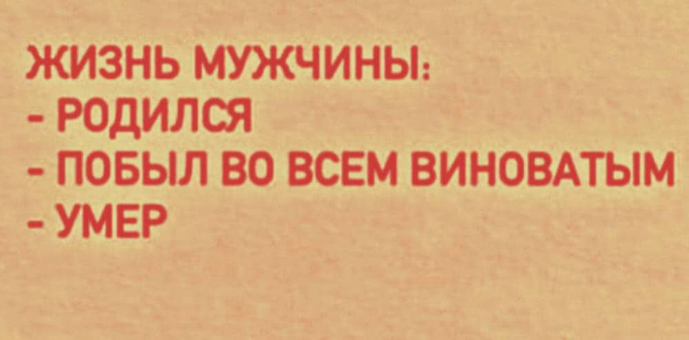 ЖИЗНЬ МУЖЧИНЫ РО_ДИЛС_Я _ПОБЫЛ ВО ВСЕМ _ВИНОВАТЫМ УМЕР