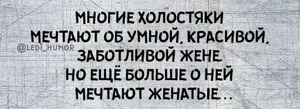 многие холостяки чтдют ов умной кихсивой здвоТливой жена но ЕЩЁ БОЛЬШЕ ней пгчтдют жвндтыв