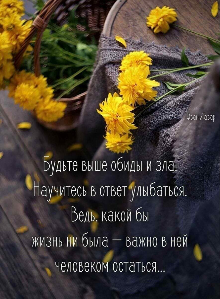 т Ёульте выше обиды и 3 ННаштесь в ответУлыбатьоя Бедв какои бы Ёжизнь ви была важно в ней человеко остаться