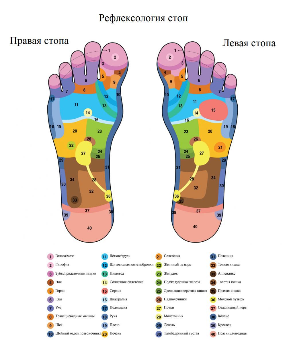 Рефлекшлогия сюп Придя тив пеш стопа