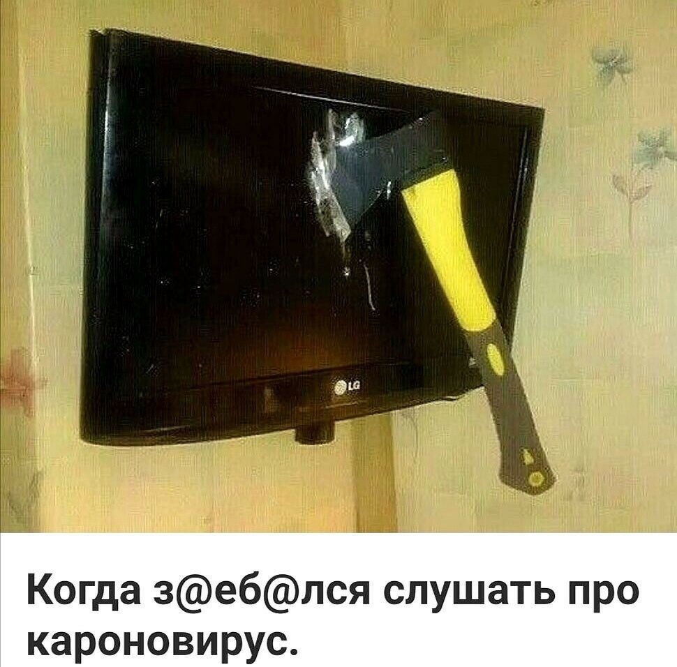 Когда зеблся слушать про кароновирус