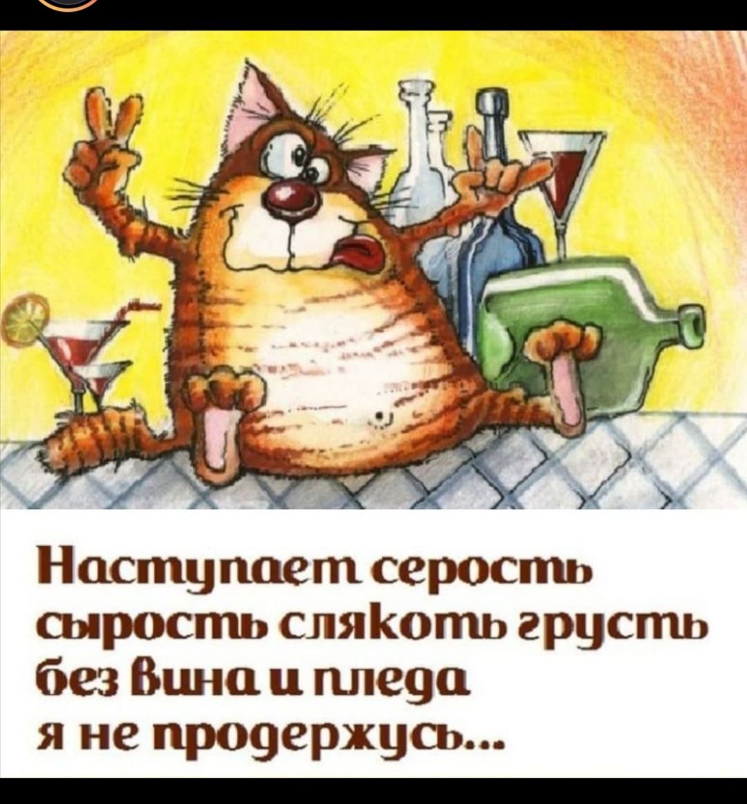 Наступает серость сырость сляКоть грусть без Вина и плеца я не пр09ержусь