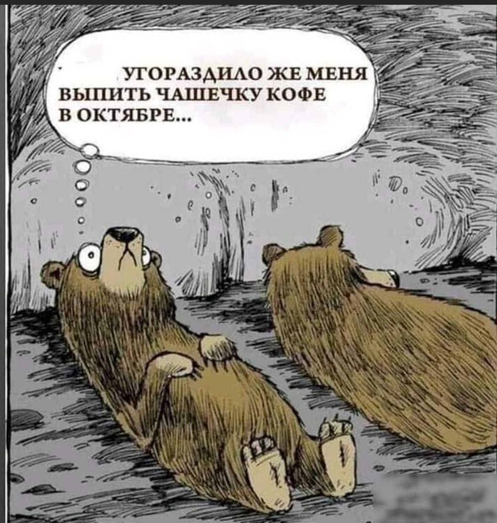 Ж ВЬ1ПИТЬ ЧАШЕЧКУ КОФЕ 7 А В ОКТЯБРЕ