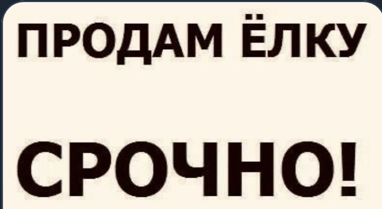 ПРОДАМ Ёлку СРОЧНО