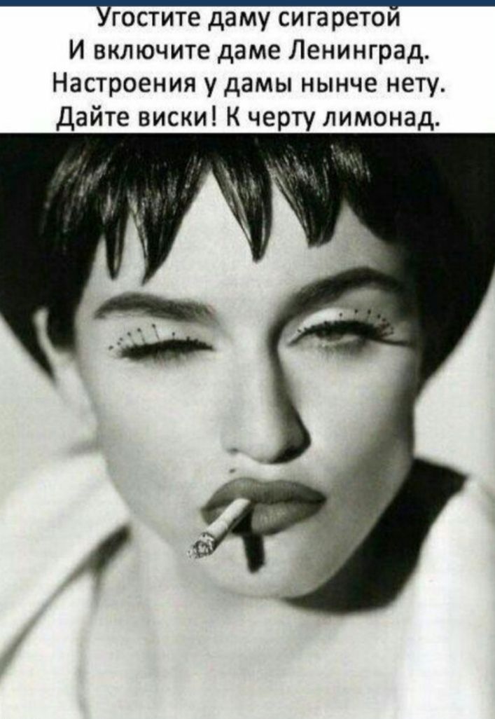 Угостите да му СИ га ретои И включите даме Ленинград Настроения у дамы нынче нету Дайте виски К черту лимонад
