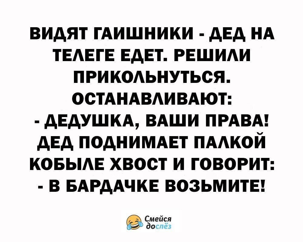 ВИАЯТ ГАИШНИКИ АЕА НА ТЕАЕГЕ ЕАЕТ РЕШИАИ ПРИКОАЬНУТЬСЯ ОСТАНАВАИВАЮТ АЕАУШКА ВАШИ ПРАВА АЕА ПОАНИМАЕТ ПААКОИ КОБЫАЕ ХВОСТ И ГОВОРИТ В БАРААЧКЕ ВОЗЬМИТЕ 5315