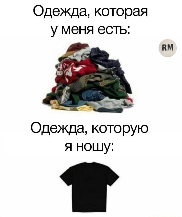 Одежда которая у меня есть Одежда которую я ношу