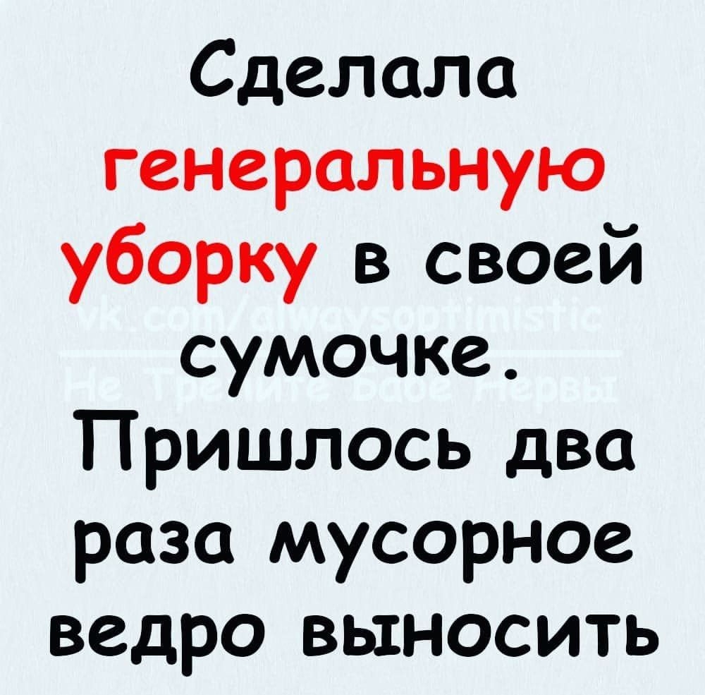 Сделала генеральную уборку в своей сумочке Пришлось два раза мусорное ведро выносить